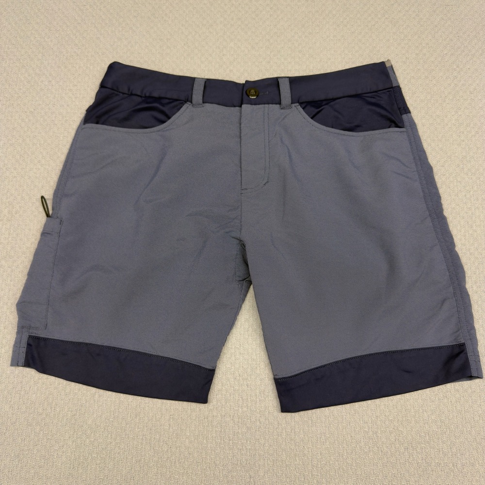 Club Ride Shorts Mens Medium Blue Nylon Two Tone MTB Cycling Biking Summer